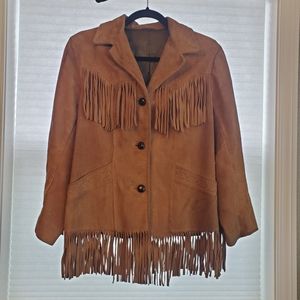 Pioneer Wear Suede Leather Fringe Jacket
